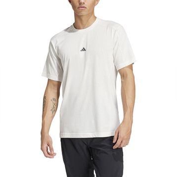 Adidas IX9054 Yoga Tee Beyaz Erkek Antrenman T-shirt