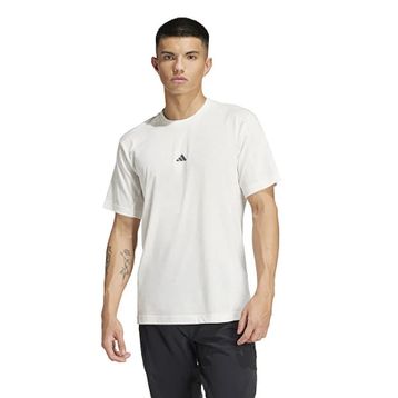 Adidas IX9054 Yoga Tee Beyaz Erkek Antrenman T-shirt