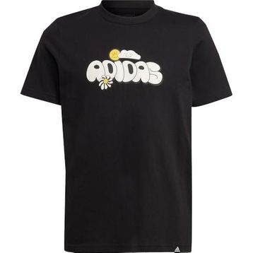 Adidas IZ0418 Siyah Doodle Pack Günlük Çocuk T-Shirt
