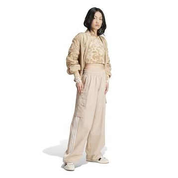 Adidas IZ0717 3S Cargo Pants Krem Günlük Kargo Kadın Pantolon