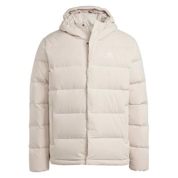 Adidas IZ4702 Helionic Hooded Down Bej Erkek Mont