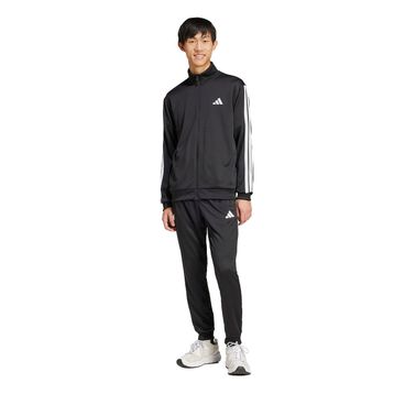 Adidas JC5375 Sportswear Basic 3-Stripes French Terry Siyah Günlük Stil Erkek Eşofman Takımı