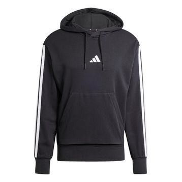 Adidas JD1874 Siyah 3 Stripes FT HD Erkek Günlük Stil Sweatshirt