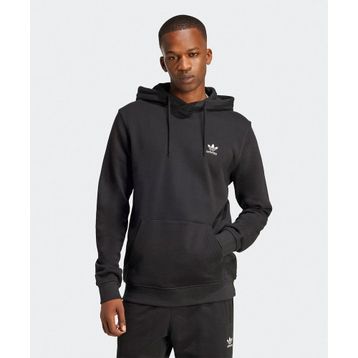 Adidas JD2404-001 Siyah Trefoil Essentials Hoodie French Terry Erkek Sweatshirt