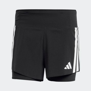 Adidas JD4202 Adizero Koşu 2'si 1 Arada Jel Cepli Erkek Koşu Şortu