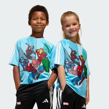 Adidas JD4556 Mavi LK MRVL SM T Çocuk Günlük T-shirt