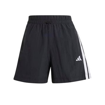 Adidas JE1309 W 3S WV SHO Siyah Lastikli Bel Loose Fit Düz Kadın Şort