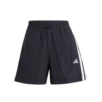 Adidas JE1309 W 3S WV SHO Siyah Lastikli Bel Loose Fit Düz Kadın Şort