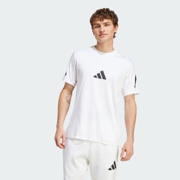Adidas JE3078 Z.N.E. Beyaz Günlük Stil Erkek T-shirt