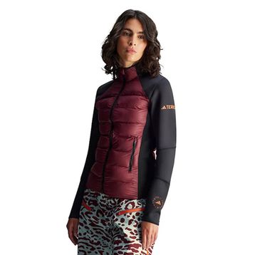 Adidas JE4080 By Stella McCartney x Terrex True Nature Midlayer Kırmızı Kadın Outdoor Ceketi