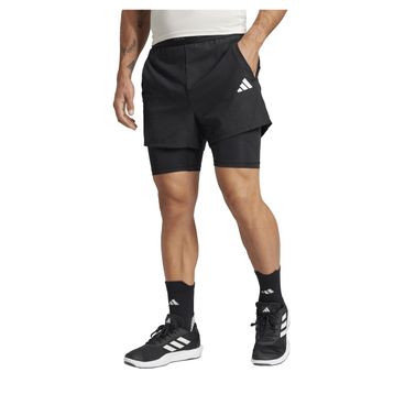 Adidas JE5665-E Siyah Gym 2in1 Short Erkek Kapri
