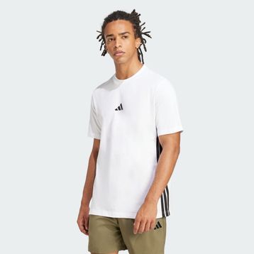 Adidas JE6388 Essentials 3 Stripes Single Jersey Beyaz Erkek T-Shirt