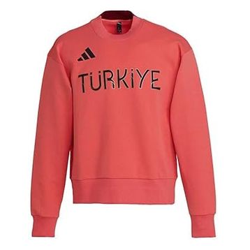 Adidas JG3504 Turkiye Crew M Türkiye Kırmızı Antrenman Erkek Sweatshirt