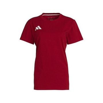 Adidas JG5700 Türkiye Kırmızı Günlük Stil Kadın T-shirt