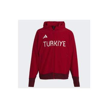 Adidas JH0782 Turkiye P FZ M Türkiye Kırmızı Erkek Antrenman Ceketi