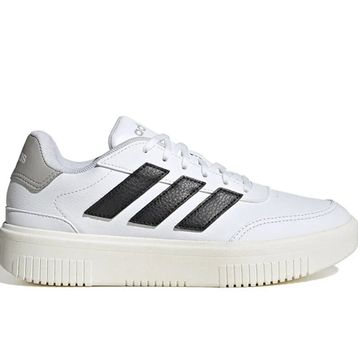 Adidas JI2202 Courtblock Bold Beyaz Siyah Gri Unisex Günlük Ayakkabı