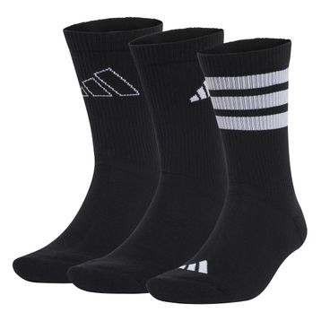 Adidas JI6315 Siyah Logo 3'lü Unisex Günlük Stil Çorap
