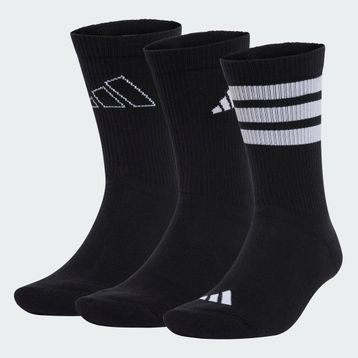 Adidas JI6315 Siyah Logo 3'lü Unisex Günlük Stil Çorap