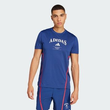 Adidas JI6353 Designed For Training Legacy Mavi Erkek T-Shirt