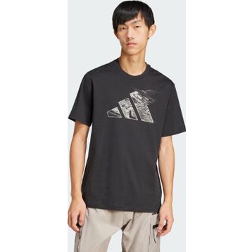 Adidas JI6788 Siyah City Escape Günlük Stil Erkek T-shirt