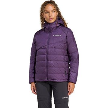 Adidas JL5582 Hiking Terrex Xperior Climawarm+ Kuş Tüyü Dolgulu Kapüşonlu Kadın Mont