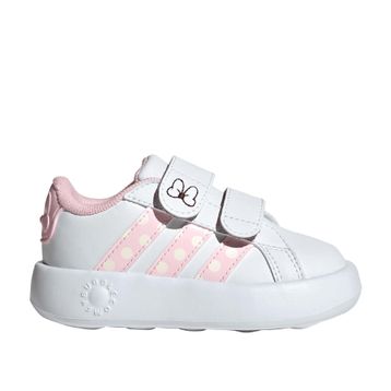 Adidas JR8130 Disney Minnie Mouse Grand Court Beyaz Bebek Spor Ayakkabı