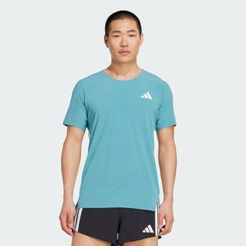 Adidas JV7170 Adizero Running Mavi Erkek T-Shirt