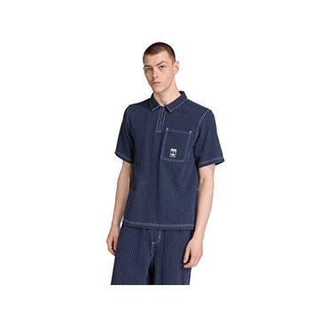 Adidas JW0169-001 Mavi Wabash Loose Shirt Erkek Gömlek