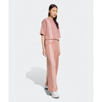 Adidas JW3621-001 Off Placed 3-Stripes Wide Pant Pembe Kadın Eşofman Altı