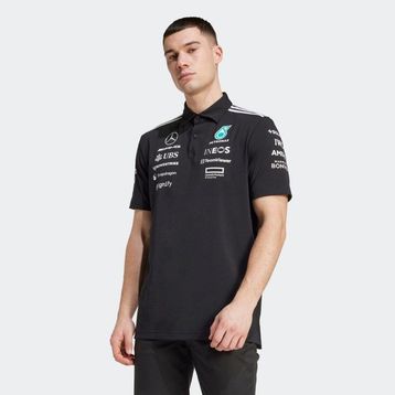 Adidas JW5391 Mercedes AMG Petronas Formula One Team Polo Siyah Erkek T-Shirt