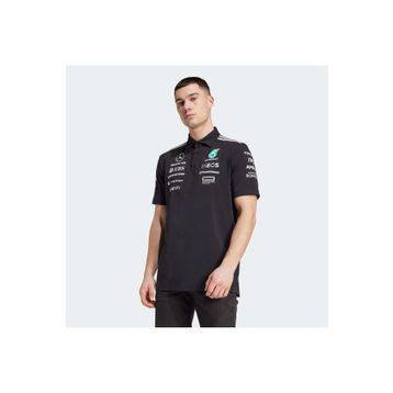 Adidas JW5391 Mercedes AMG Petronas Formula One Team Polo Siyah Erkek T-Shirt
