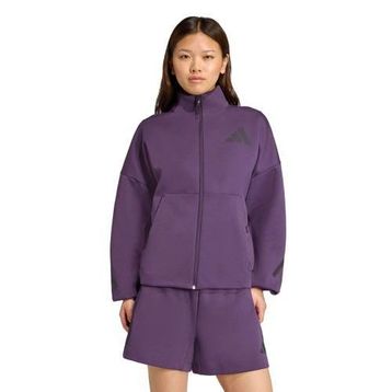 Adidas JW7780 Mor Z.N.E. Kadın Günlük Stil Eşofman Üstü
