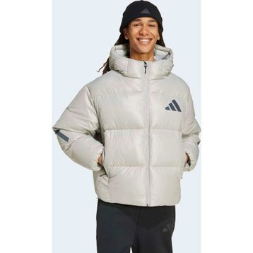 Adidas JX0560 M Z.N.E. PUFFER Gri Bol Kesim Erkek Spor Mont