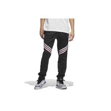 Adidas JX1735 Select Foundation Fleece Siyah Beyaz Erkek Basketbol Eşofman Altı