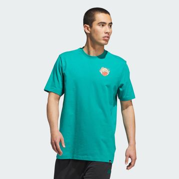 Adidas JX1743 Nothing But Net Baskılı Basketbol Erkek T-Shirt