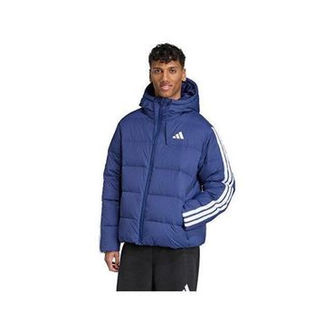 Adidas JX7799 Lacivert Essentials Climawarm 3-Stripes Puffer Down Erkek Outdoor Mont