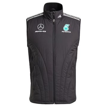 Adidas JX8274 Fermuarlı Yaka Normal Kalıp Siyah Erkek Yelek