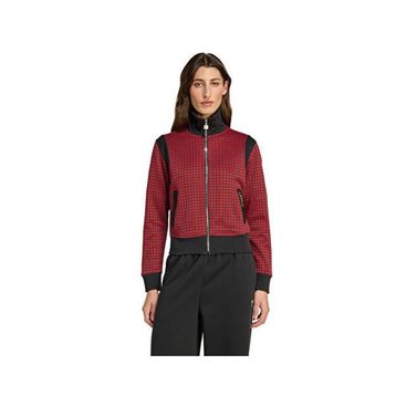 Adidas JY3461 Kırmızı Houndstooth Tt Kadın Günlük Ceket