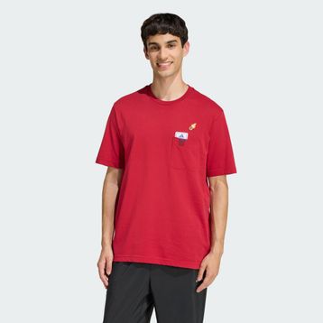 Adidas KB2525 Mini Embroidery Basketball Lifestyle Training Grafik Erkek T-Shirt