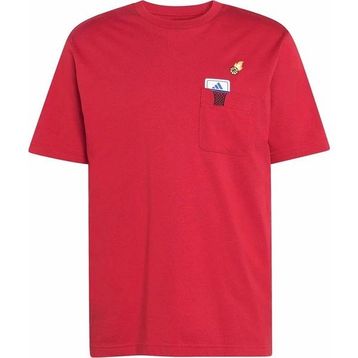 Adidas KB2525 Mini Embroidery Basketball Lifestyle Training Grafik Erkek T-Shirt