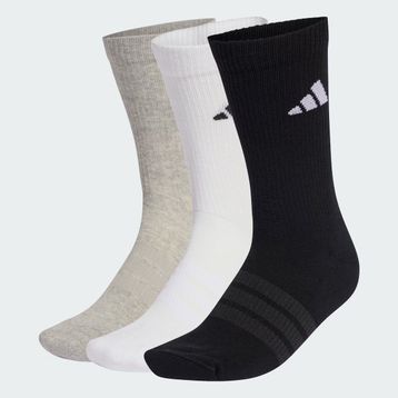 Adidas KC9624 Gri Cushioned Sportswear Crew 3'lü Unisex Günlük Stil Çorap