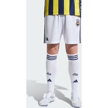 Adidas KD7279 Beyaz Fenerbahçe 2025/26 İç Saha Erkek Futbol Şort
