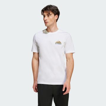 Adidas KE2321 Terrex Kamp Grafikli Hiking Erkek T-Shirt