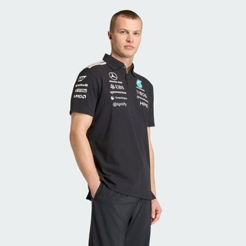 Adidas KE5523 Mercedes Amg Petronas Formula 1 Team Engineers Training Erkek Polo T-Shirt