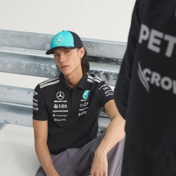 Adidas KE5523 Mercedes Amg Petronas Formula 1 Team Engineers Training Erkek Polo T-Shirt