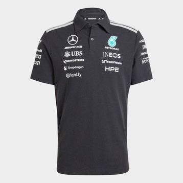 Adidas KE5523 Mercedes Amg Petronas Formula 1 Team Engineers Training Erkek Polo T-Shirt