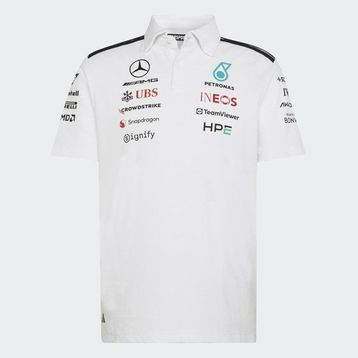 Adidas KE5524 Mercedes Amg Petronas Formula 1 Team Engineers Training Erkek Polo T-Shirt