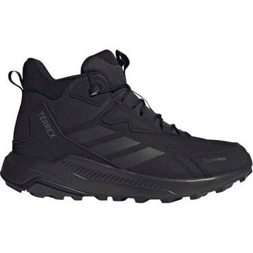 Adidas KH8875 Terrex Anylander Leather Mid Climaproof Siyah Erkek Outdoor Yürüyüş Ayakkabısı