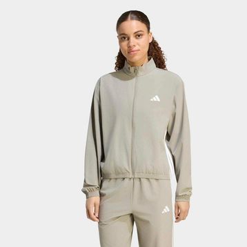 Adidas KT3787 Train Essentials Kadın Yeşil Ceket