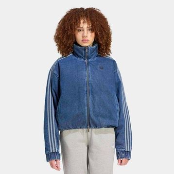 Adidas KT4232 Firebird Kadın Mavi Ceket